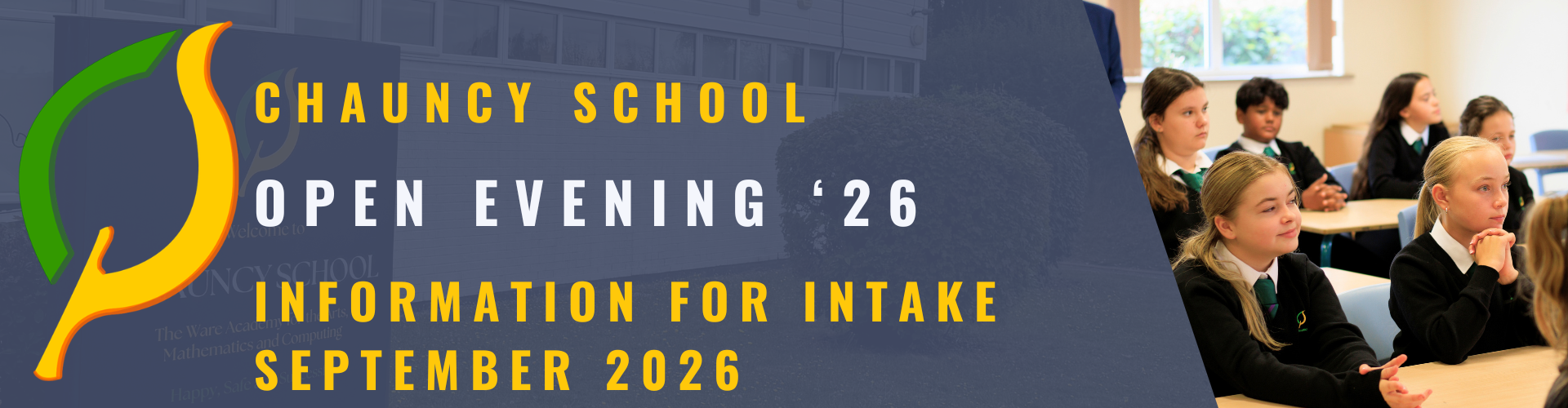 Open evening banner 2